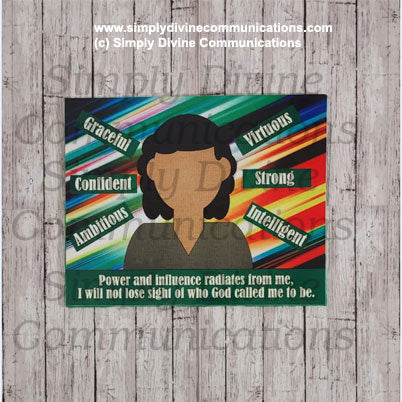 Power and Influence Green - Canvas Art