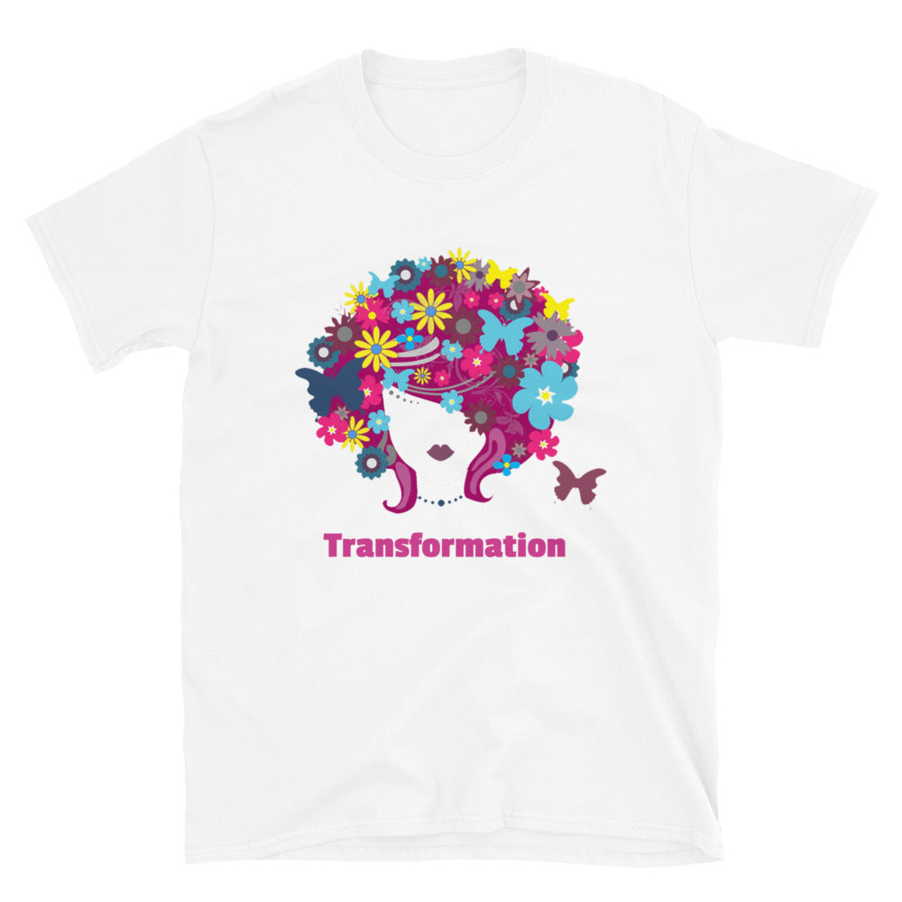 Transformation Crew Neck Shirt, Women's Casual T-Shirt